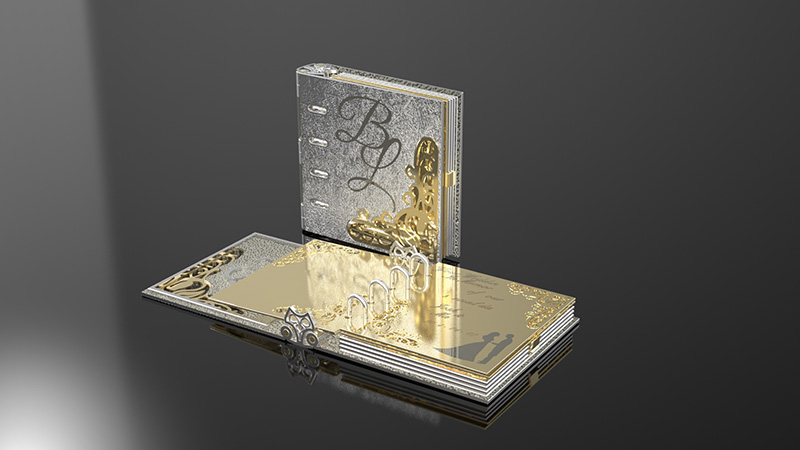 Gold and Platinum Book of Life designed by OroDesign